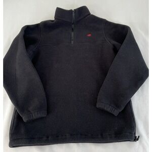 Vintage IMUS Auto Body Express 1/4 Zipped Fleece Pullover Made In USA Men LT Y2K